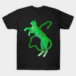 Green acid tiger T-Shirt